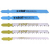 Extol Premium Listy do priamočiarej píly, sada 5ks, 5 typov, upínanie Bosch, 8805100