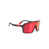 Okuliare Rudy Project Spinshield Black Matte Multilaser Red