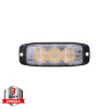 PROFI SLIM výstražné LED svetlo vonkajšie, oranžové, 12-24V, ECE R65