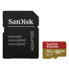 SanDisk Extreme/micro SDHC/32GB/100MBps/UHS-I U3 / Class 10/+ Adaptér SDSQXAF-032G-GN6MA