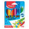 Plastové farebné ceruzky Maped Color Peps Plasticlean 12ks