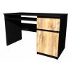 Desk čierne drevo predné retro 120x60cm KOMA II (Desk čierne drevo predné retro 120x60cm KOMA II)
