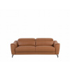Rozkladacie kožená hnedá zlatá retro sofa (Rozkladacie kožená hnedá zlatá retro sofa)