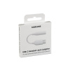 Adaptér USB-C na JACK 3,5mm (pre počúvanie hudby) SAMSUNG EE-UC10 White White