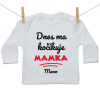Boodyy Tričko s dlhým rukávom Dnes ma kočíkuje mamka 110 (4-5 rokov)