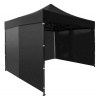 MultiGarden PAW-FGA-3X3-1 Záhradný samorozkladací párty stan 3 x 3 m, čierny