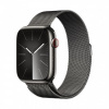 APPLE Watch Series 9 GPS + Cellular 45mm Graphite Stainless Steel Case with Graphite Milanese Loop mrmx3qc/a