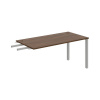 OFFICE PRO s.r.o. HOBIS prídavný stôl do uhla - US 1600 RU, hĺbka 80 cm, orech
