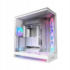 Skrinka NZXT H9 Flow RGB+ (2025) Midi Tower s oknom, biela