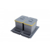 Sinks Drezy PRACTIKO 600 2x15l EK9110