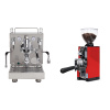 ECM Mechanika MAX + Eureka Mignon Libra 65 All Purpose, CR ferrari red