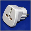 230V Cestovný adaptér, CEE7 (vidlica)-zásuvka, 0, biely, pre zahraničné prístroje