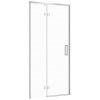Cersanit LARGA Dvere do niky / Dvere pre sprch kút 100x195cm Chróm Číre sk. Ľavé S932-121 S932-121