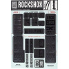 Rockshox Decal Kit 35mm DC - Stealth
