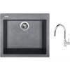 Set Sinks CUBE 560 Titanium + batéria Sinks MIX 35 P chróm