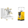 Lelit Bianca PL162T V3, white + Eureka Mignon Specialita, CR yellow