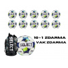 AKCE 10+1 + vak na míče - Fotbalový míč Select FB Braga bílo šedá Velikost míče: 4 Veľkosť Lopty: 5