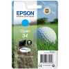 Epson Golfová loptička Singlepack Azúrová 34 DURABrite Ultra Ink - štandardná výťažnosť - 4,2 ml - 300 strán - 1 jednotka(y)