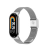 Xiaomi Milánsky ťah - kovový náhradný remienok pre Mi Band 8/9/10 Farba: Strieborná MBSCZ-MMG01