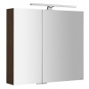 Sapho MIRRÓ galérka s LED osvetlením, 80x70x16cm, borovica rustik SPH MC080-0016