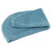 Bavlnený turban do sauny a wellness Agnes - modrá