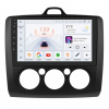 HIZPO KXFDFCS91/92 Autorádio 9“ Android 13 pre Ford Focus 2 Farba: Čierna, Ovládanie klimatizácie: Manuálne, Výkonnostný variant: S9004 (4+32GB)