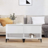 vidaXL Bočné stolíky 2 ks vysoký lesk biele 50x46x50 cm spracov. drevo