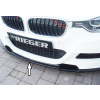 Rieger lipa pod predný nárazník pro BMW rad 3 F30, F31 sedan, touring vr. faceliftu, 02/12-06/15, 07/15-, 10/12-06/15, plast ABS lakovaný do čiernej lesklej farby