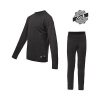 SENSOR MERINO ACTIVE SET dětský triko dl.rukáv + spodky černá 22200016-04