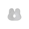 KikkaBoo Ergonomický vankúšik z pamäťovej peny Bunny Airknit Grey