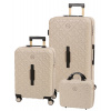 Kabínový kufor BERTOO Livorno - champagne SET 3v1