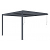 G21 Bioklimatická pergola Trenton 4x4 m, antracitová hliníková