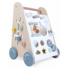 ECOTOYS Drevené edukačné chodítko zvieratká