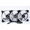 1stCOOL Fan KIT AURA EVO 1 ARGB, 3x Dual Ring ventilátor + ARGB Nano řadič KIT-AURA-EVO-1