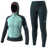 Komplet DYNAFIT Transalper Light Polartec® Hooded W Marine Blue + Ultra Tights W Blueberry