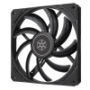 SilverStone SST-AS140B Air Slimmer 140 PWM ventilátor - čierny