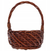 Prútený košík hnedý 1 ks