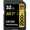 Lexar SDHC 32GB 2000x Professional Class 10 UHS-II U3 (V90) LSD2000032G-BNNNG