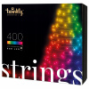 Trblietavé vianočné svetielka vo vnútri 32m 301 – 500 svetiel (Inteligentné vianočné osvetlenie Twinkly Strings 400 LED RGB Gen 2)
