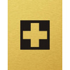 Štítok na dvere zlat.mat. 7x9cm Picto / Prvá pomoc Zlatá matná