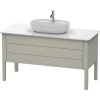 DURAVIT Luv stojaca skrinka pod umývadlo, pod dosku, 2 zásuvky, 1338 x 570 x 743 mm, taupe matná lakovaná, LU956606060