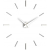 INCANTESIMODESIGN Dizajnové nástenné hodiny I200MT light grey IncantesimoDesign 90-100cm