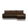 Signal Rohová rozkladacia sedacia súprava ETNA - model 2 Pravá Hnedá