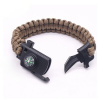 Paracord náramok Survival M5 Farba: hnedá