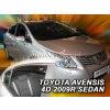 Deflektory - Toyota Avensis Sedan od 2009 (+zadné)