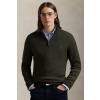 Vlnený sveter Polo Ralph Lauren zelená farba, s polorolákom, 710948865 XL
