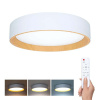 SOLIGHT LED osvetlenie s diaľkovým ovládaním Larios White, 48W, 3360lm, 39cm, zmena chromatickosti, stmievateľné WO8017