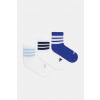 Detské ponožky adidas Performance 3-pak tmavomodrá farba, JD1348 40/42