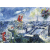 Puzzle Puzzle Pohľad na Paríž 1000 dielikov (628136608503)