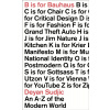 B is for Bauhaus